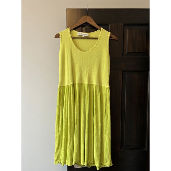Lesser Lime Green Fit & Flare Dress – Summer Dopamine Dressing Playful Feminine - Picture 2 of 9